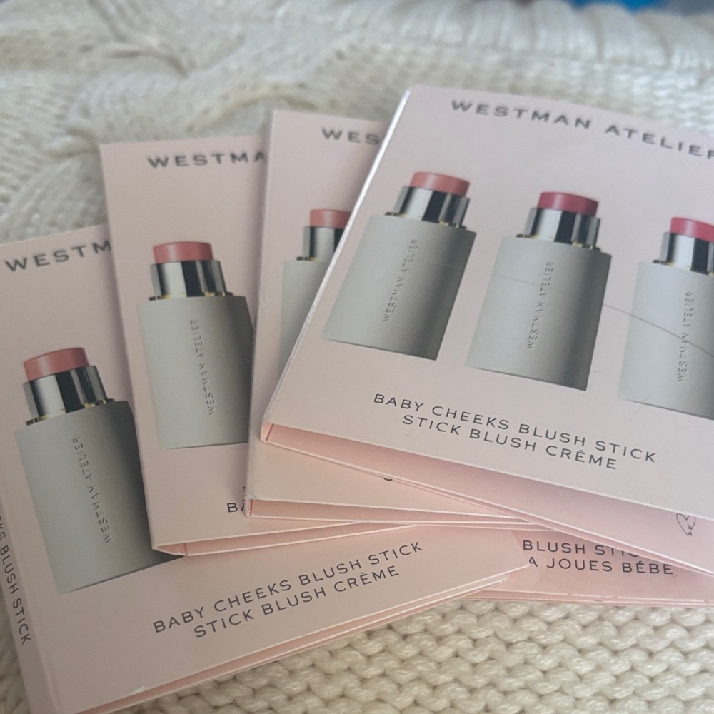 Westman Atelier Baby Cheeks Blush Stick samples x5